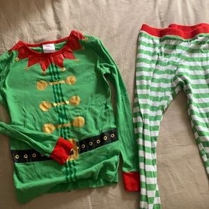 2 pair of Christmas pajamas